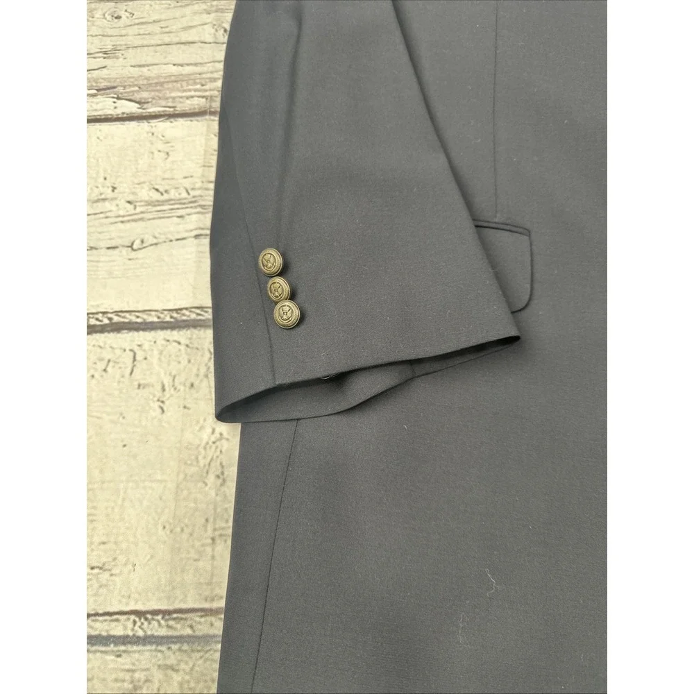 Jos A Bank Signature Collection Blazer Mens 48R Blue 100% Wool 2 Button